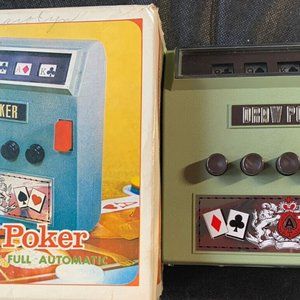 Working! 1971 WACO Draw Poker CORDLESS ELECTRIC AUTOMATIC GAME Free Shipping MIB